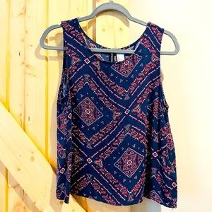Open-Back Flowy Bandana Tank